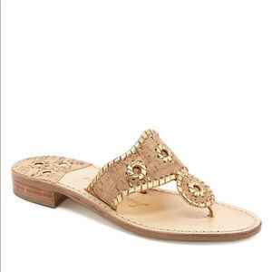 Jack Rogers Napa Valley Navajo Sandal in Cork